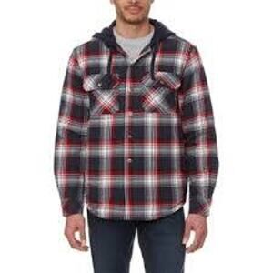 Legendary Outfitters Flannel Hooded Shirt Jacket - Size XL - NWOT